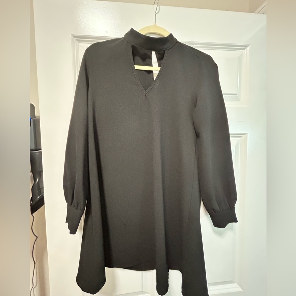 Black short cocktail dress